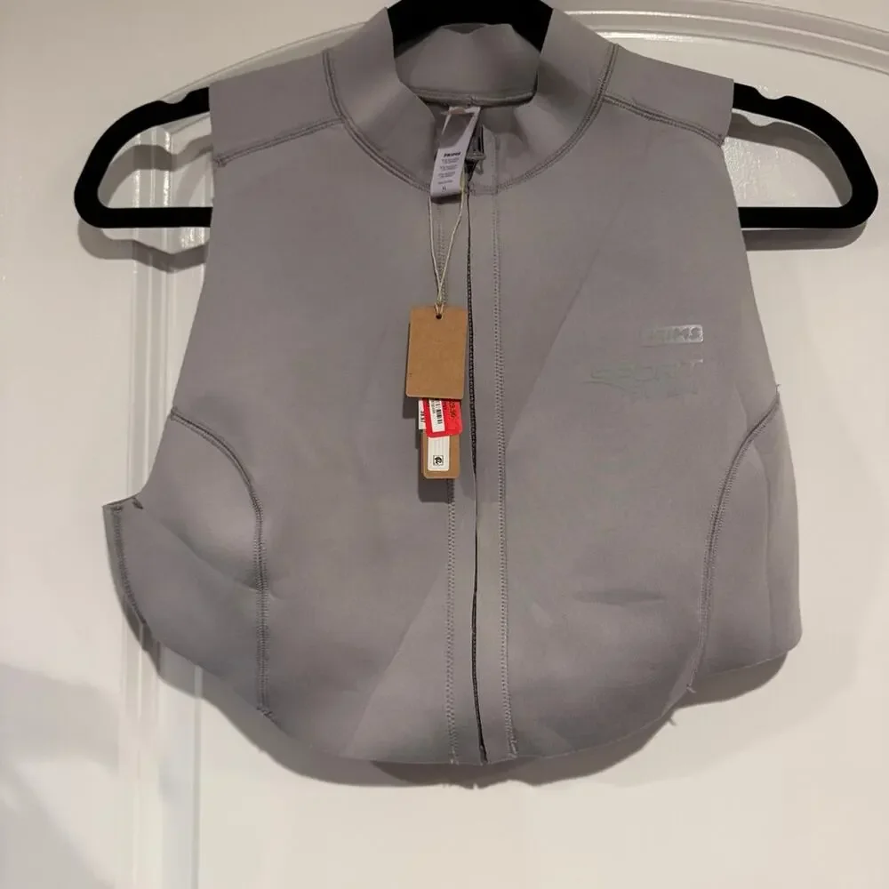 Skims Swim Top Gray